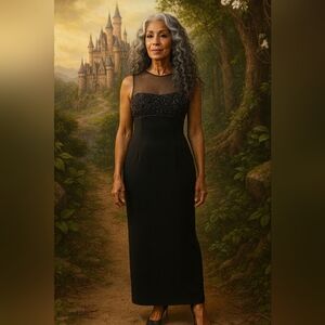 Source Unknown Black Maxi Dress